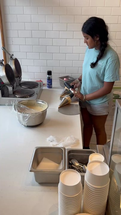 JoJo's Creamery - Freshly made waffle  cone - Ice Cream & Frozen Yogurt Near Me - Encinitas, California