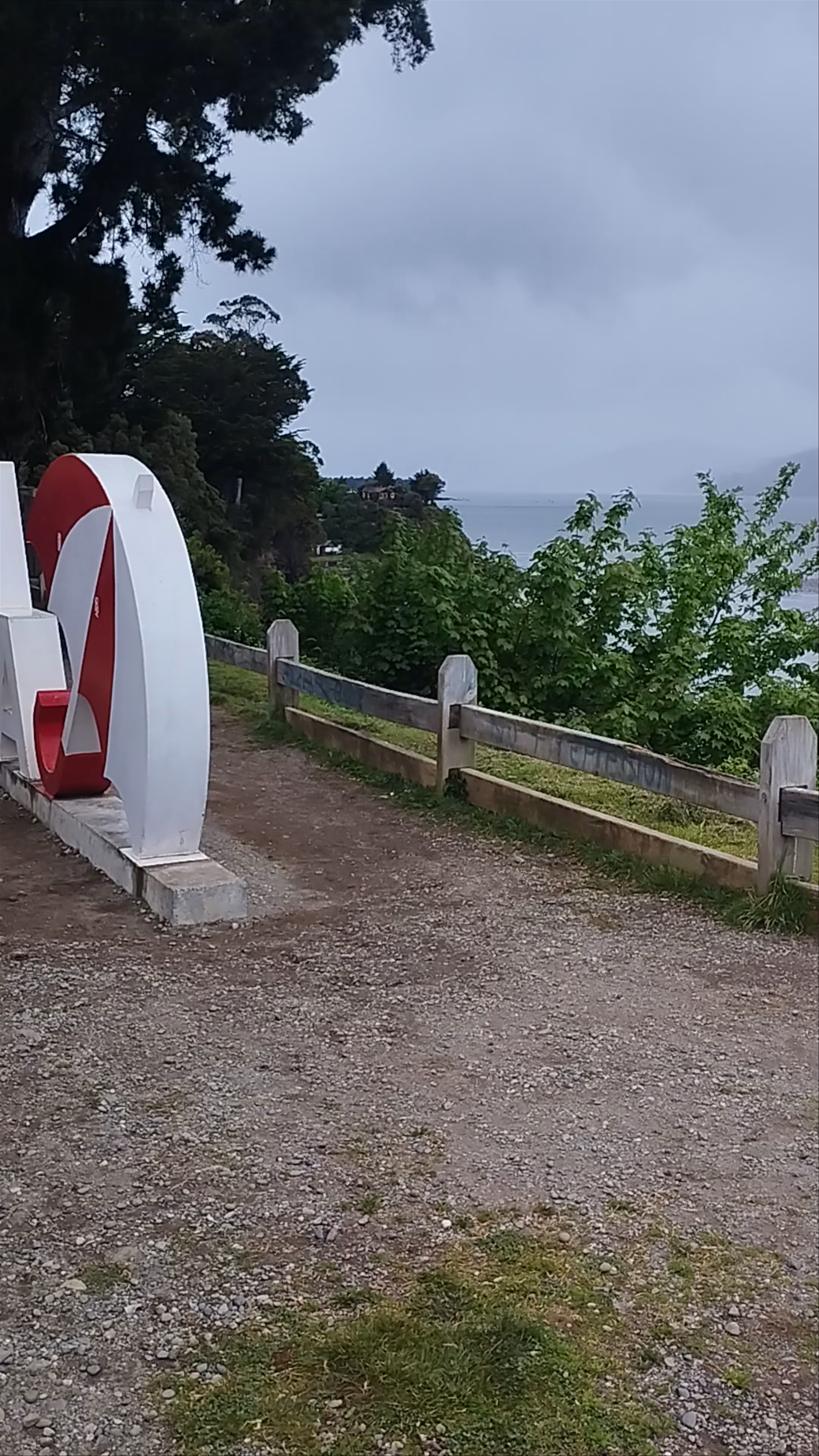 Letrero Niebla - Carrera Iturgoyen