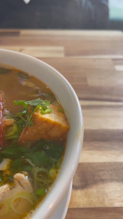 Annam VL - Hot bowl of bun rieu - Vietnamese Near Me - Portland, Oregon
