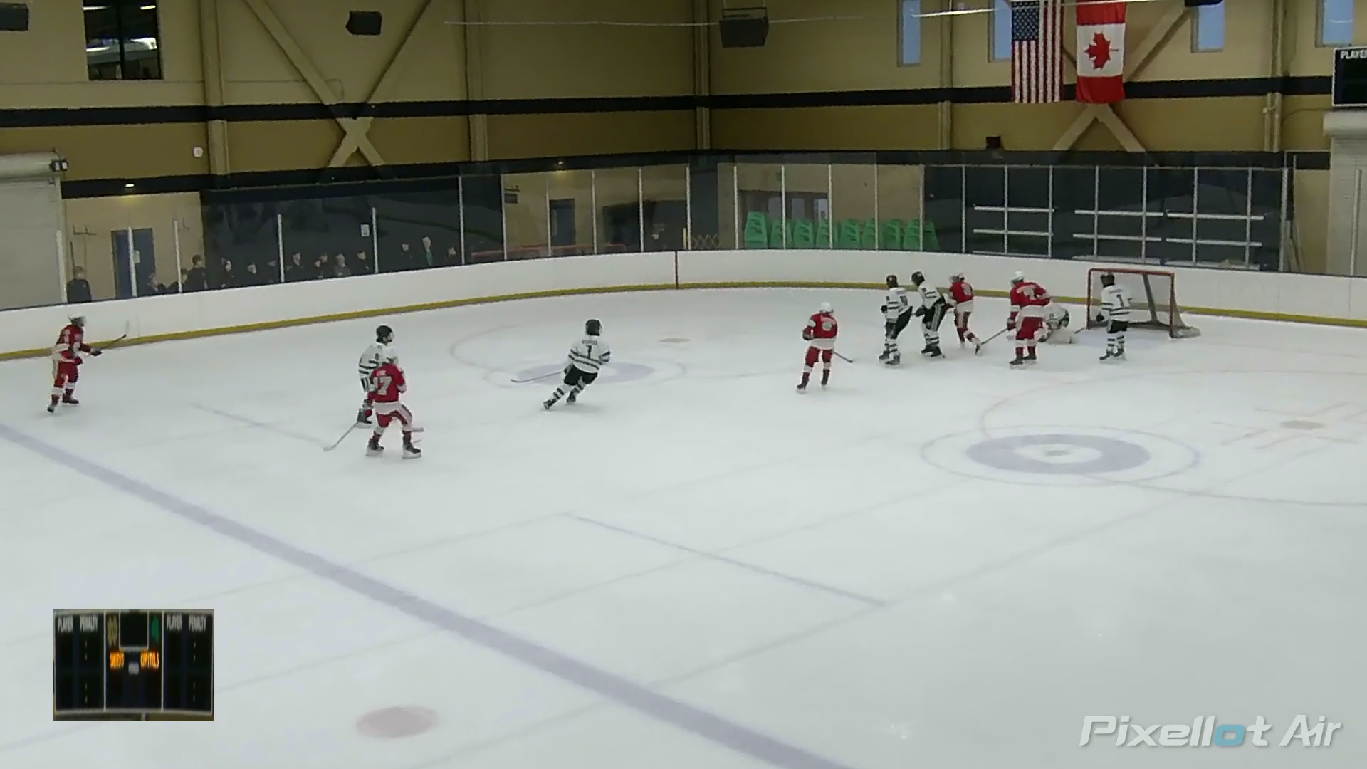 Noah Min's .912 save % on 34 shots vs Madison Capitols 13O AAA