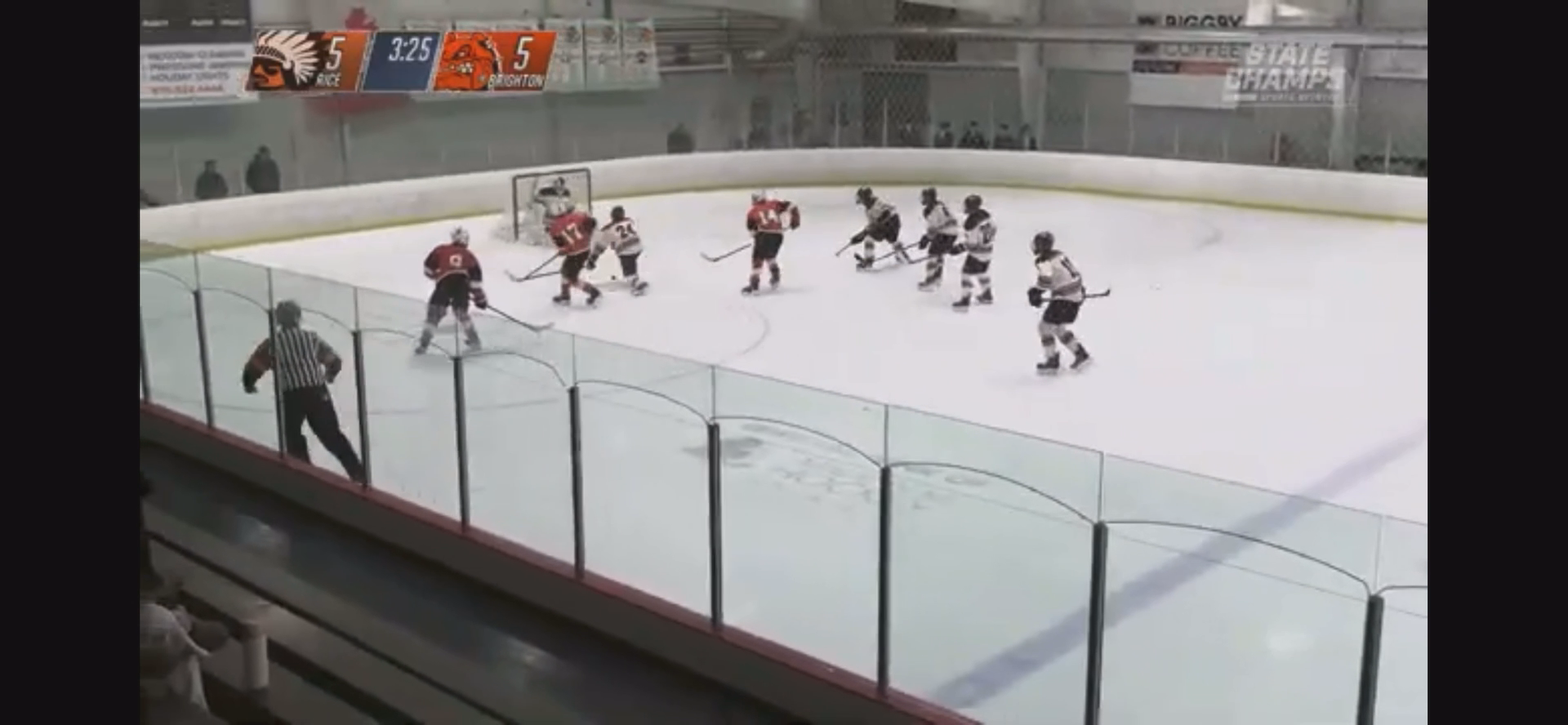 Vince Walkup's Key Block: Defensive Highlight from Brighton High