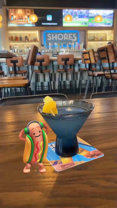Shores Bar + Kitchen - Aviation cocktail. Glass was super cute too. - American Near Me - San Marcos, California