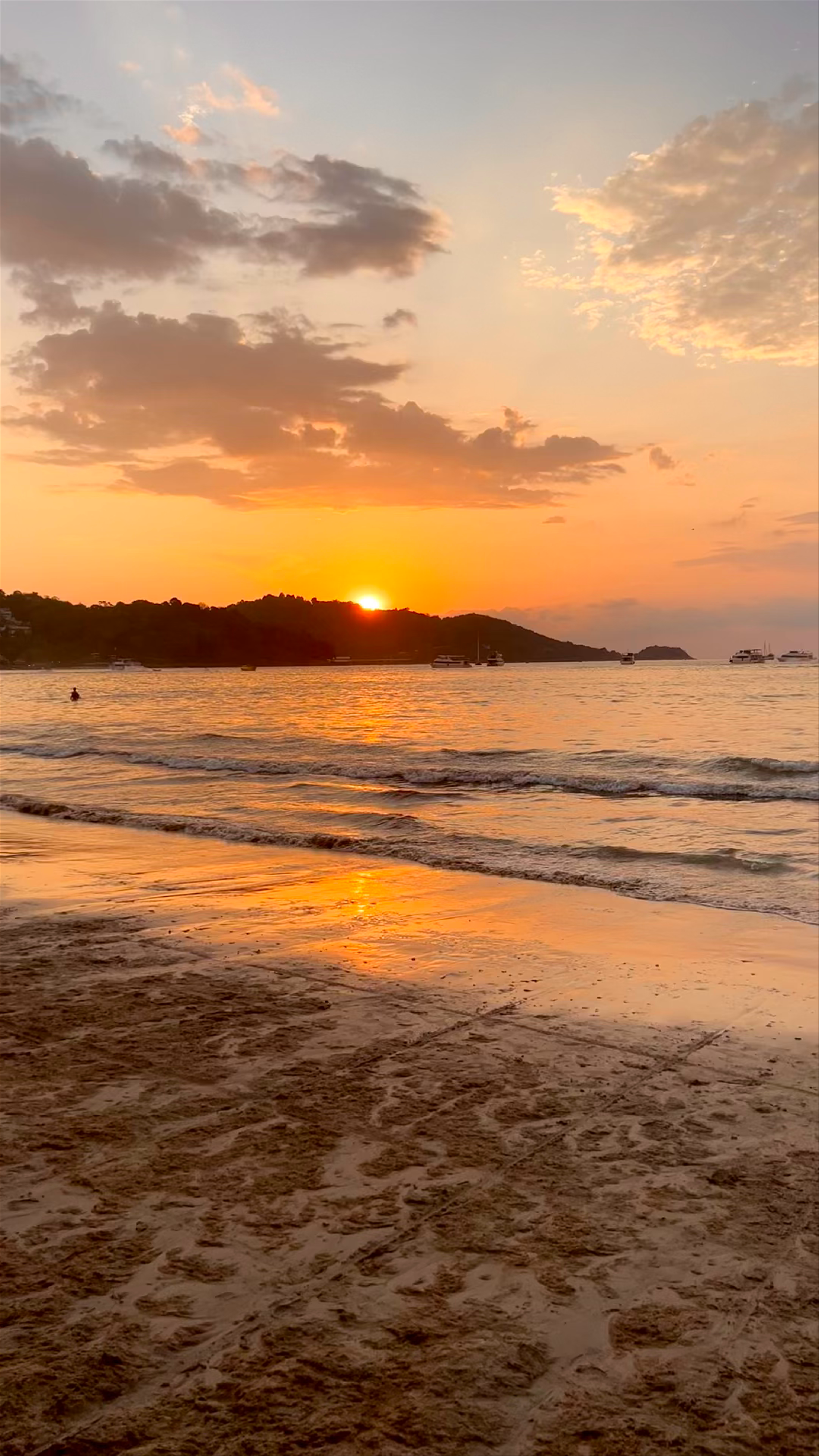 Magical Sunset at Patong Beach, Phuket