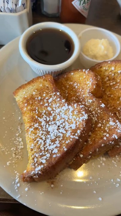 Bill's Cafe - French toast with country potatoes, and over hard eggs - Breakfast & Brunch Near Me - San Jose, California