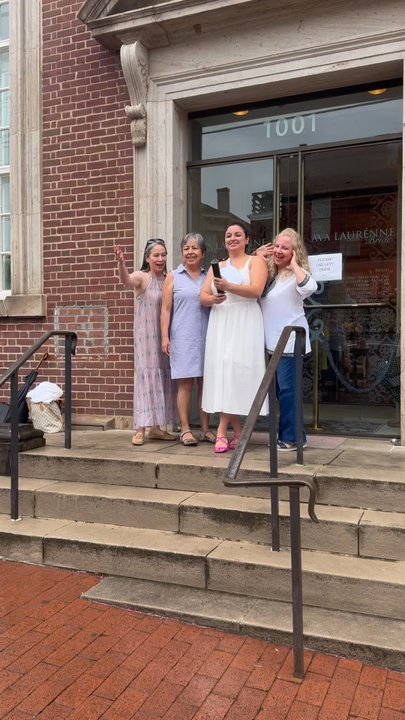 Ava Laurénne Bride - They really make the experience unforgettable. This confetti shower sealed our deal when we said YES TO THE DRESS! - Bridal Near Me - Fredericksburg, Virginia