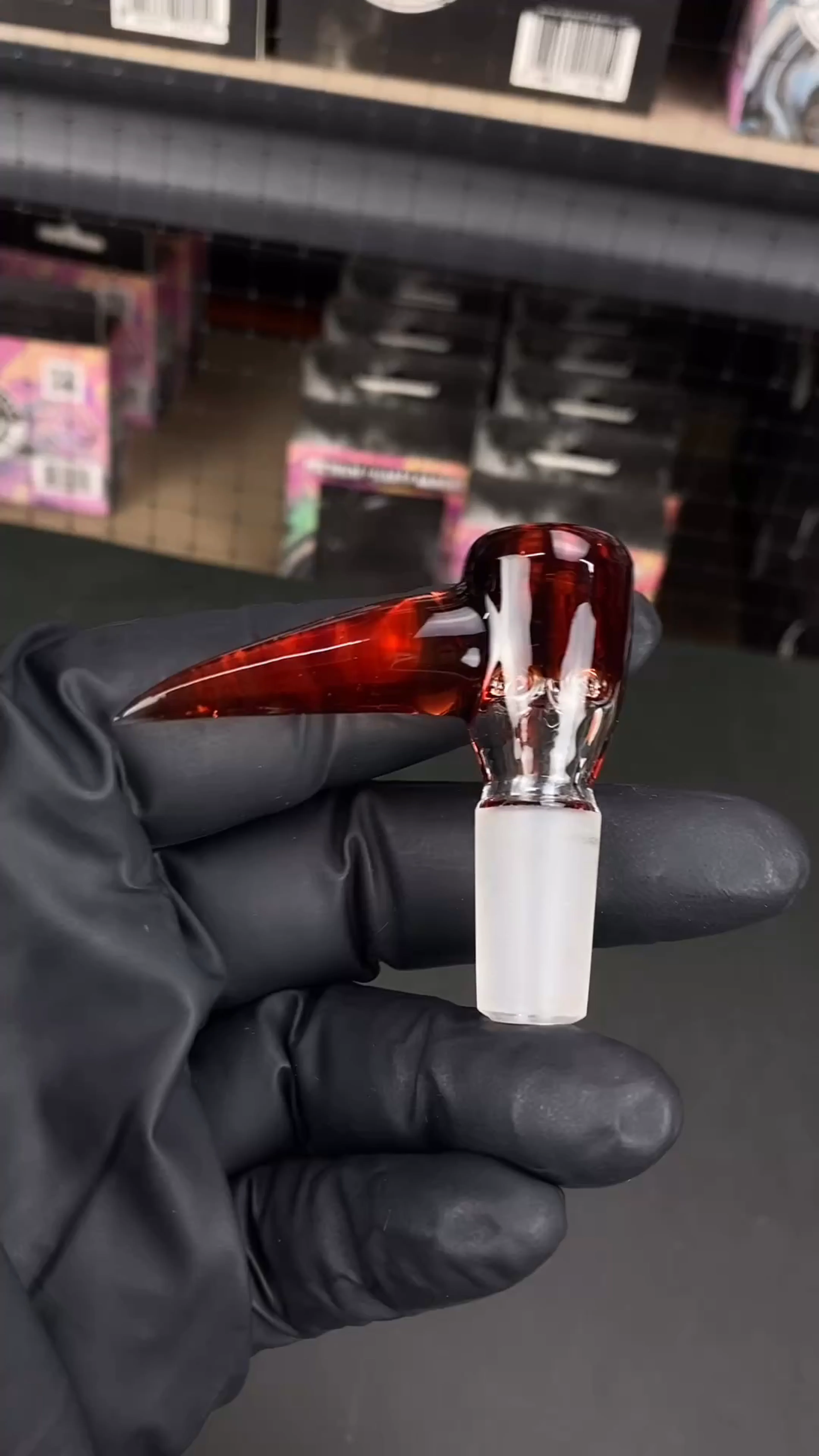 Preview pic of 14mm 4-Hole Glass Bowl Slide by Magizle