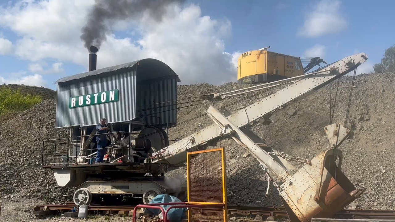 Thrkeld Quarry and Mining Museum - One of the machines at the quarry seemingly still working and making a lot of smoke!! - Museums Near Me - Threlkeld, CMA