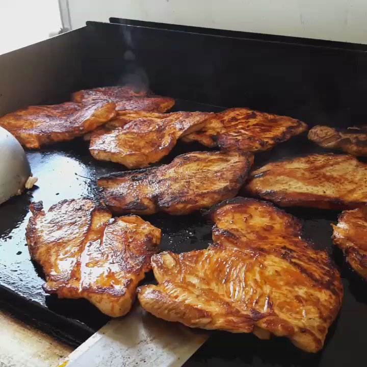 Chef In A Box - Our amazing chicken getting grilled up! - Food Trucks Near Me
