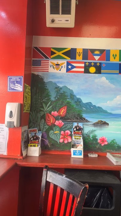 Bake and Things - The inside! The art in the place is beyond beautiful - Caribbean Near Me - Brooklyn, New York