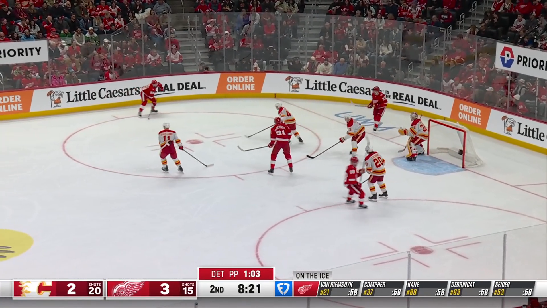 DeBrincat dominates with three assists · Mar 16, 2026