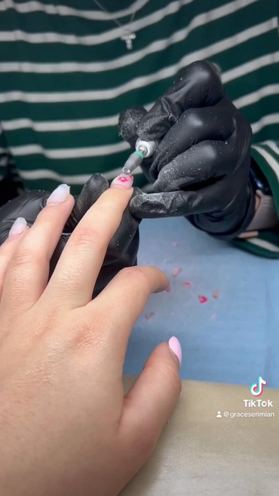 Polished Nail Studio - POV- getting gel x short done with Karen - Nail Salons Near Me - Pasadena, California