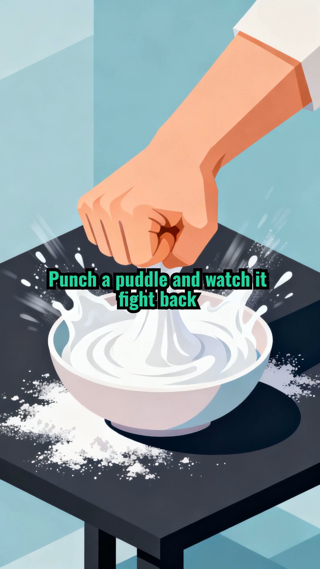 Oobleck: The Fluid That Switches from Liquid to Solid Under Pressure