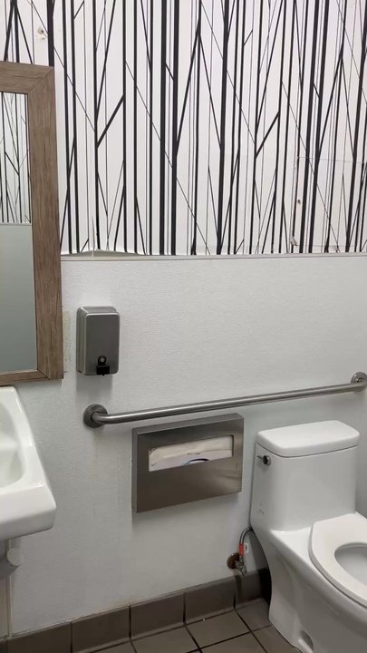 Dr.Sandwich - Food containers stored in the bathroom! ABSOLUTELY UNSANITARY! These are used to transport food from the restaurant to catered events! - Mediterranean Near Me - Beverly Hills, California