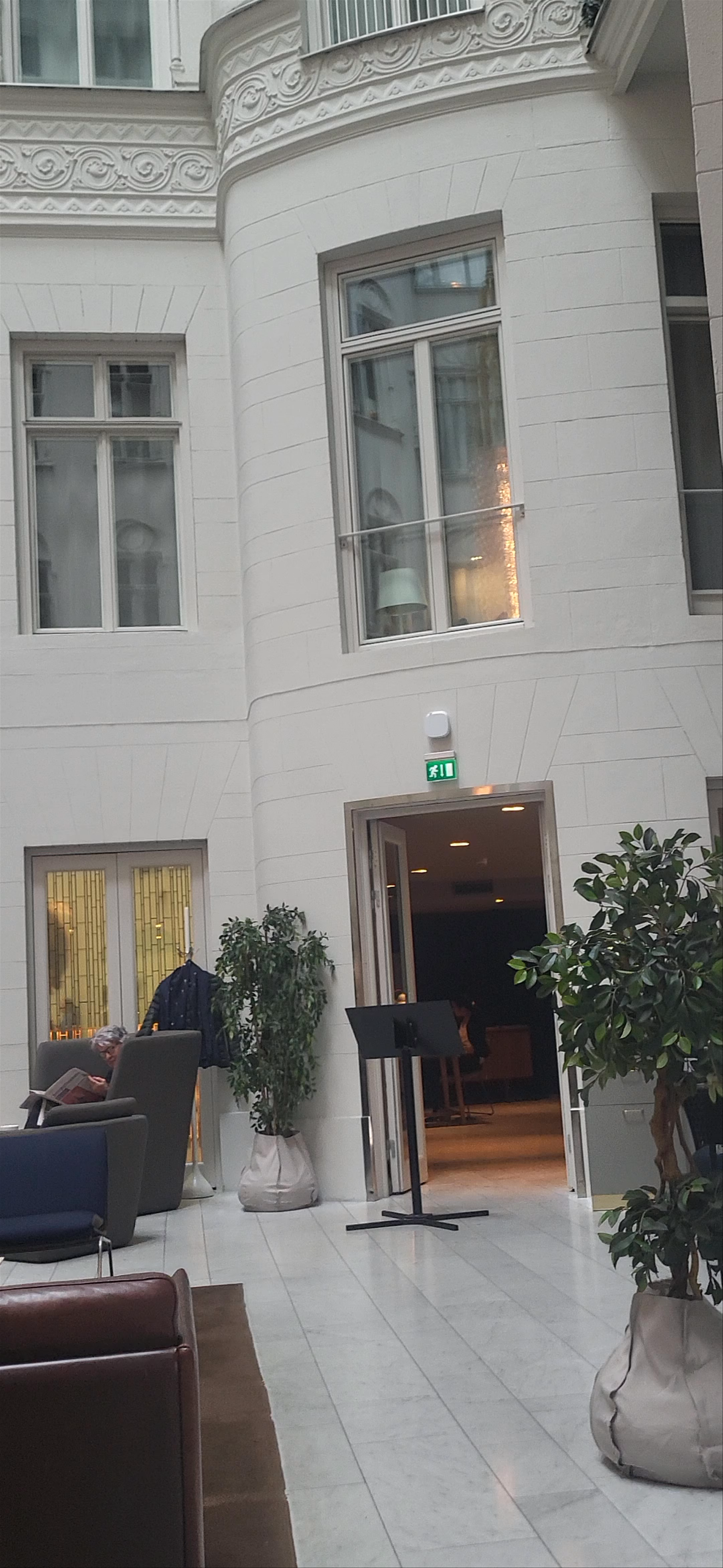 Nobis Hotel Atrium Ambiance in Stockholm