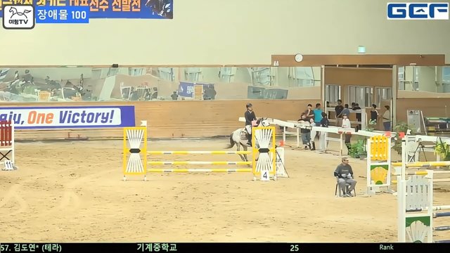 김도연9 (온겨례) — 제2회 경기도체육회장배 전국승마대회 兼 제107회 전국체육대회 경기도 대표선수 선발전 (장애물) · 장애물 100cm