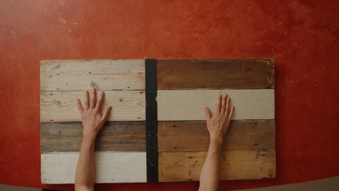 Older pine floorboards