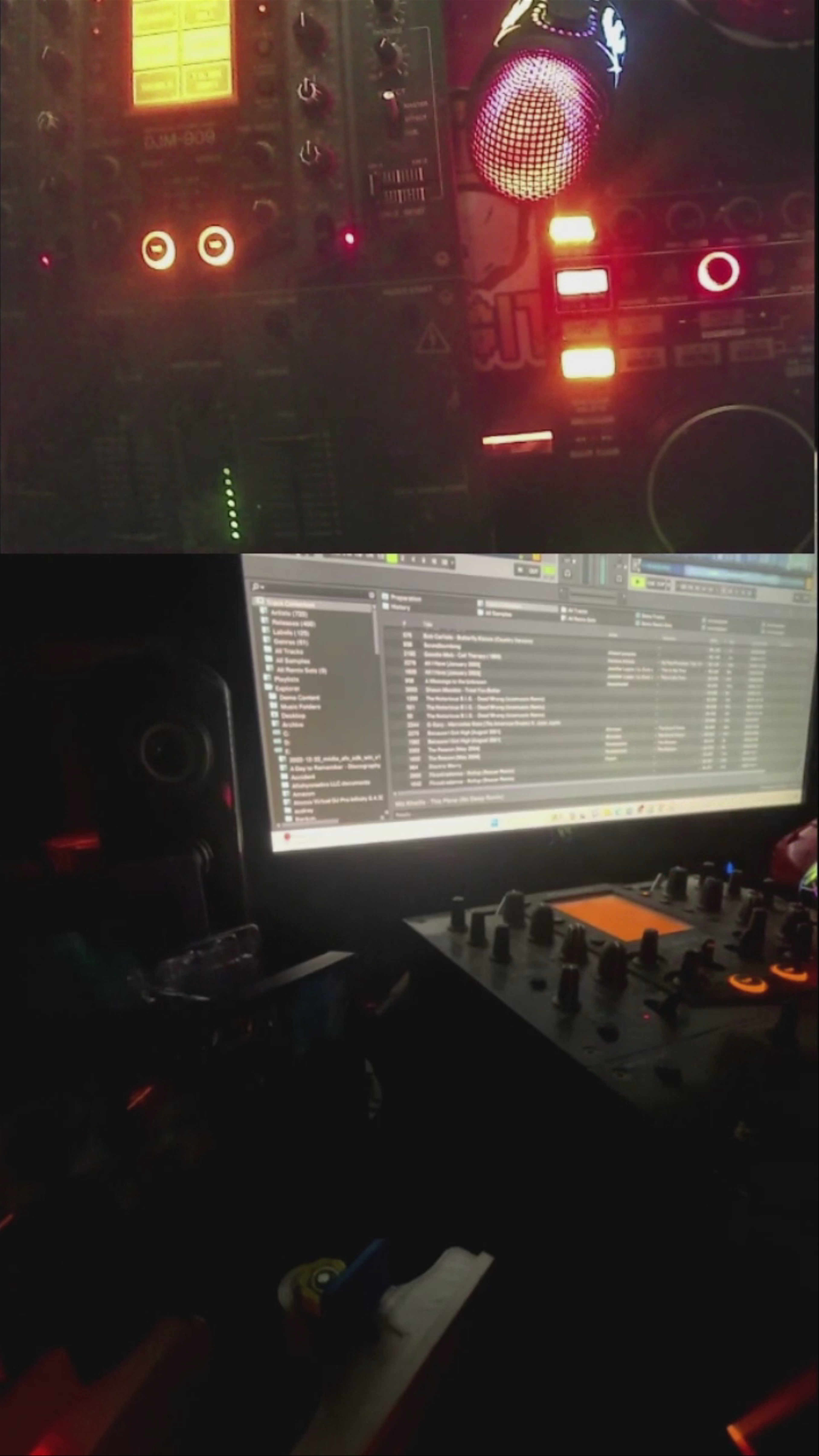 Gives while I DJ LIVE