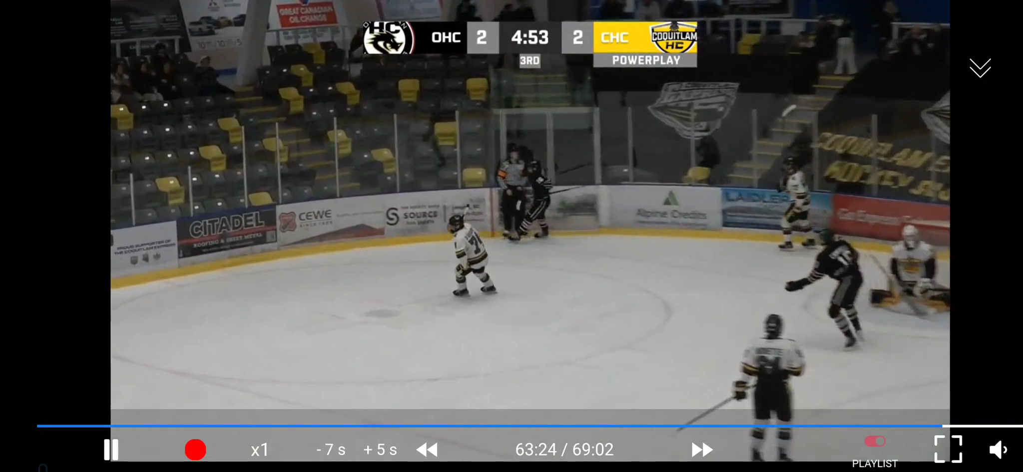 Boston Ciccone's Game-Winning Goal - Okanagan HC U18 Highlights