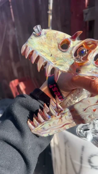 Preview pic of 1/1 10mm Dino Recycler from Slurmsnobglass
