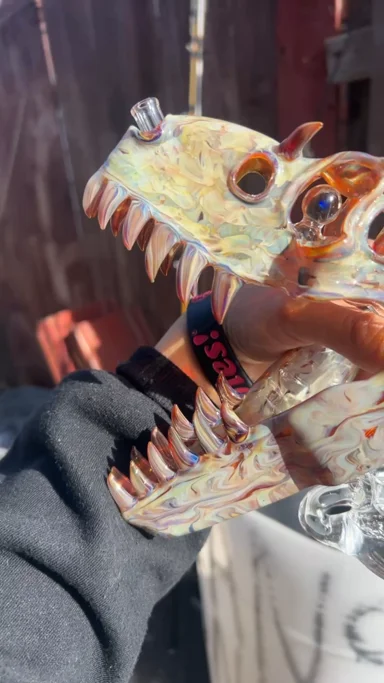 Preview pic of 1/1 10mm Dino Recycler from Slurmsnobglass