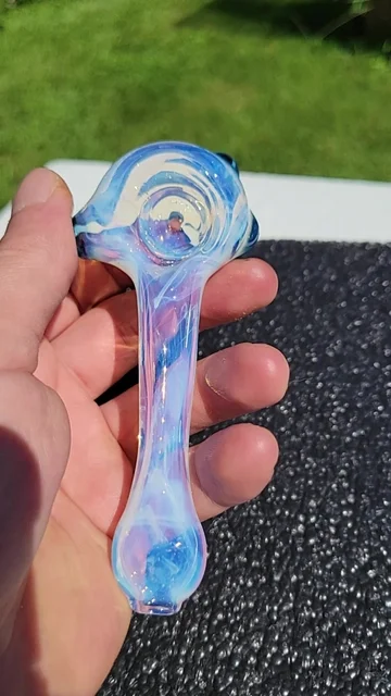 Preview pic of Ghost spoon, blue stardust accents