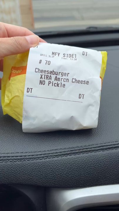 McDonald's - Does XRTA Amrcn cheese means No cheese when the cooks are making it? - Fast Food Near Me - Baldwin Park, California