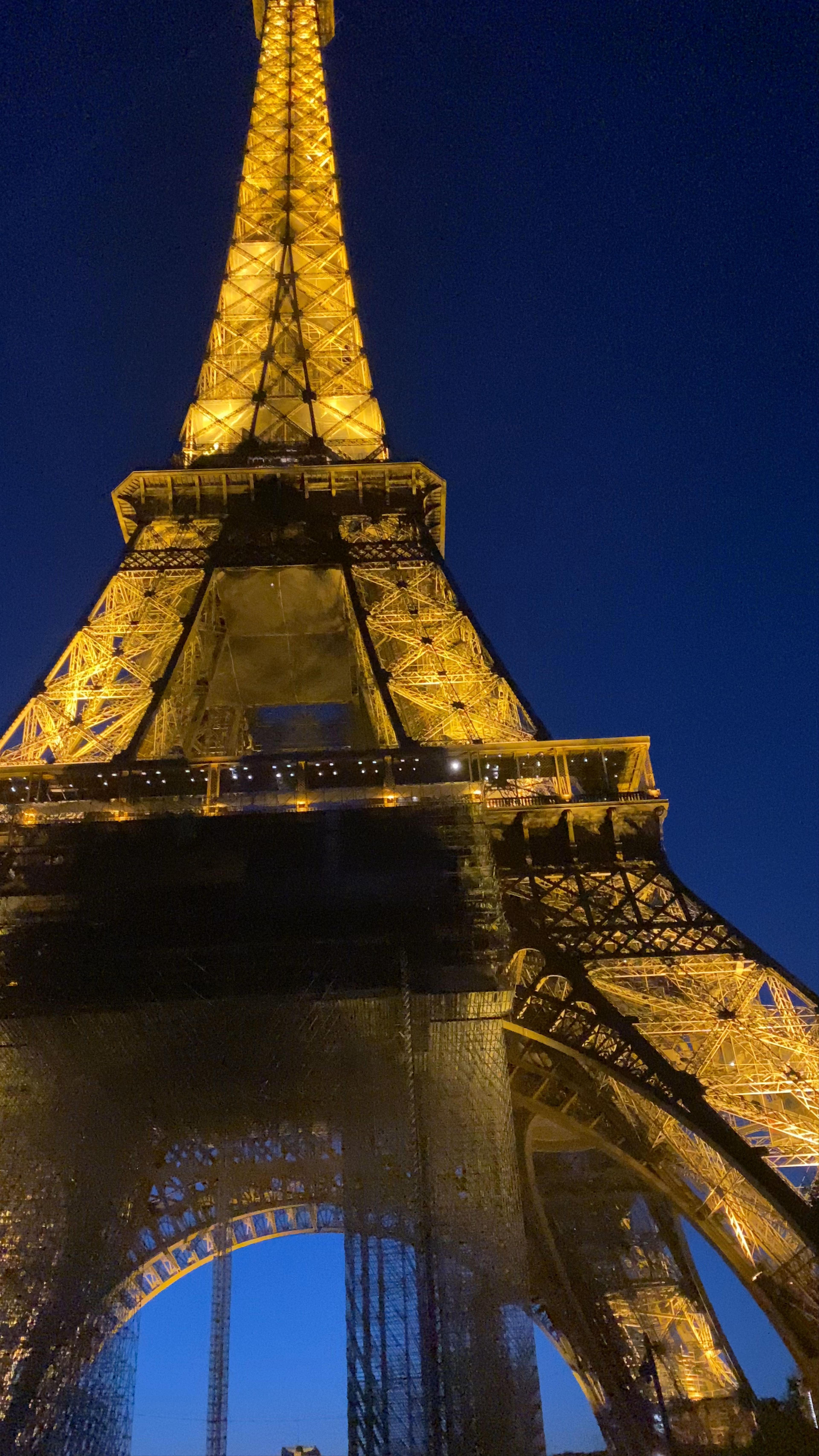 Eiffel Tower Sparkling Night Vibes: Paris Iconic Landmark at Dusk