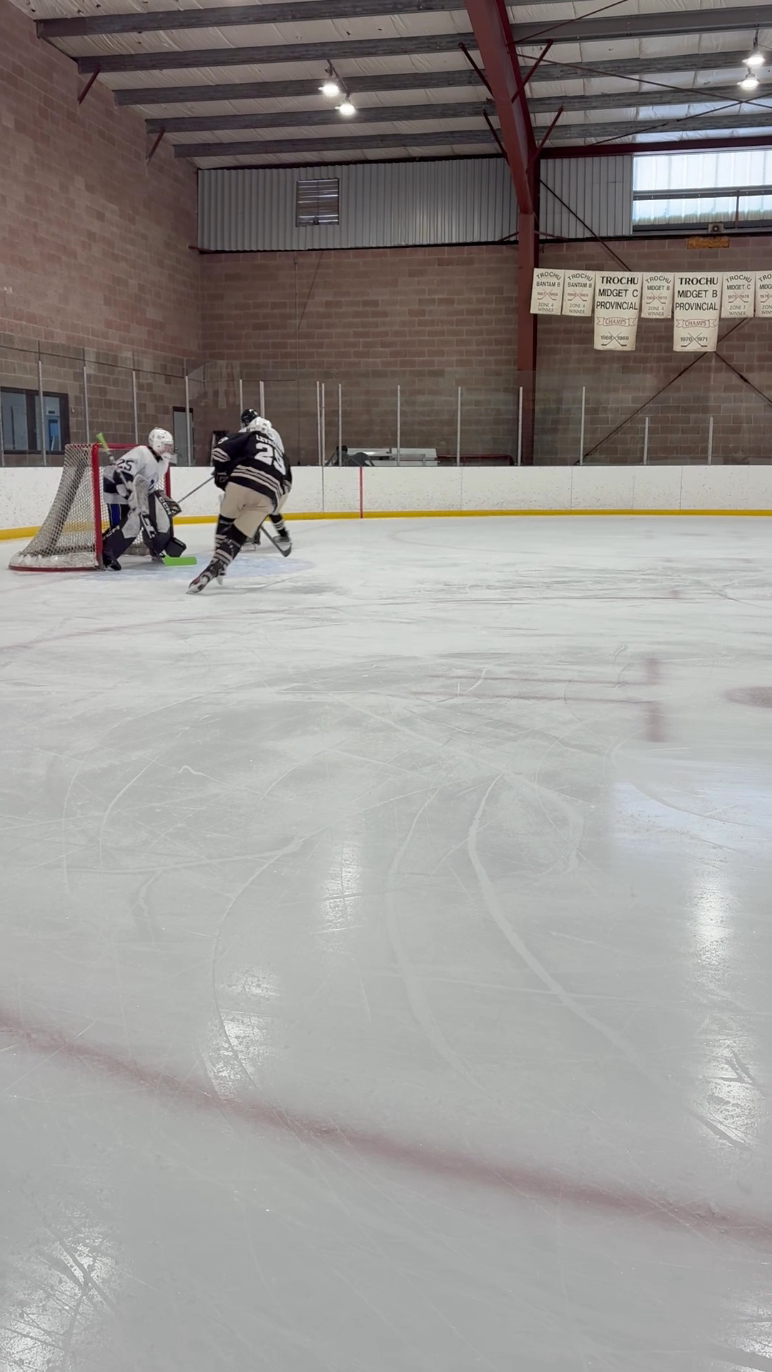 Emmett Fredrickson's Stellar Blocker Save & Puck Recovery Highlights