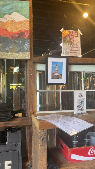 Wise Man Brewing - Merch and local art - Breweries Near Me - Winston-Salem, North Carolina