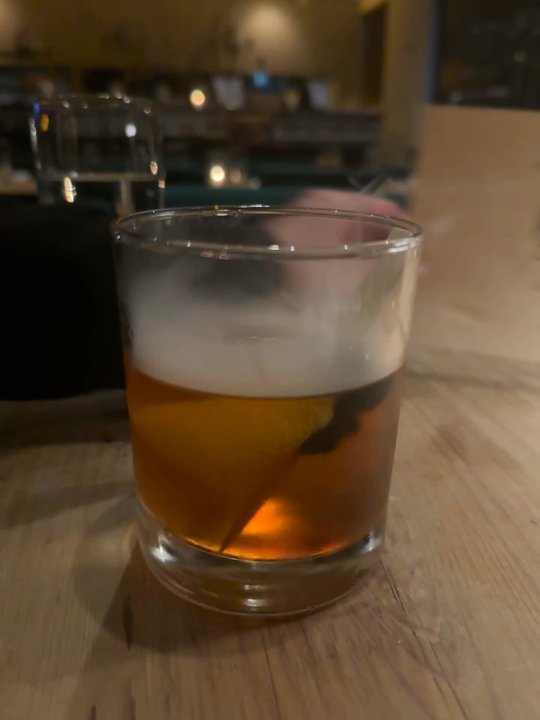 Bitterroot - smokey mezcal old fashioned - New American Near Me - Destin, Florida