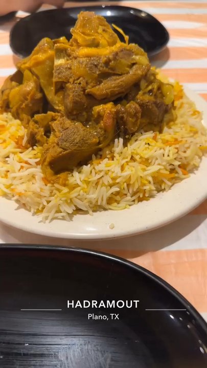 Hadramout restaurant - Mandi Lamb - Middle Eastern Near Me - Plano, Texas