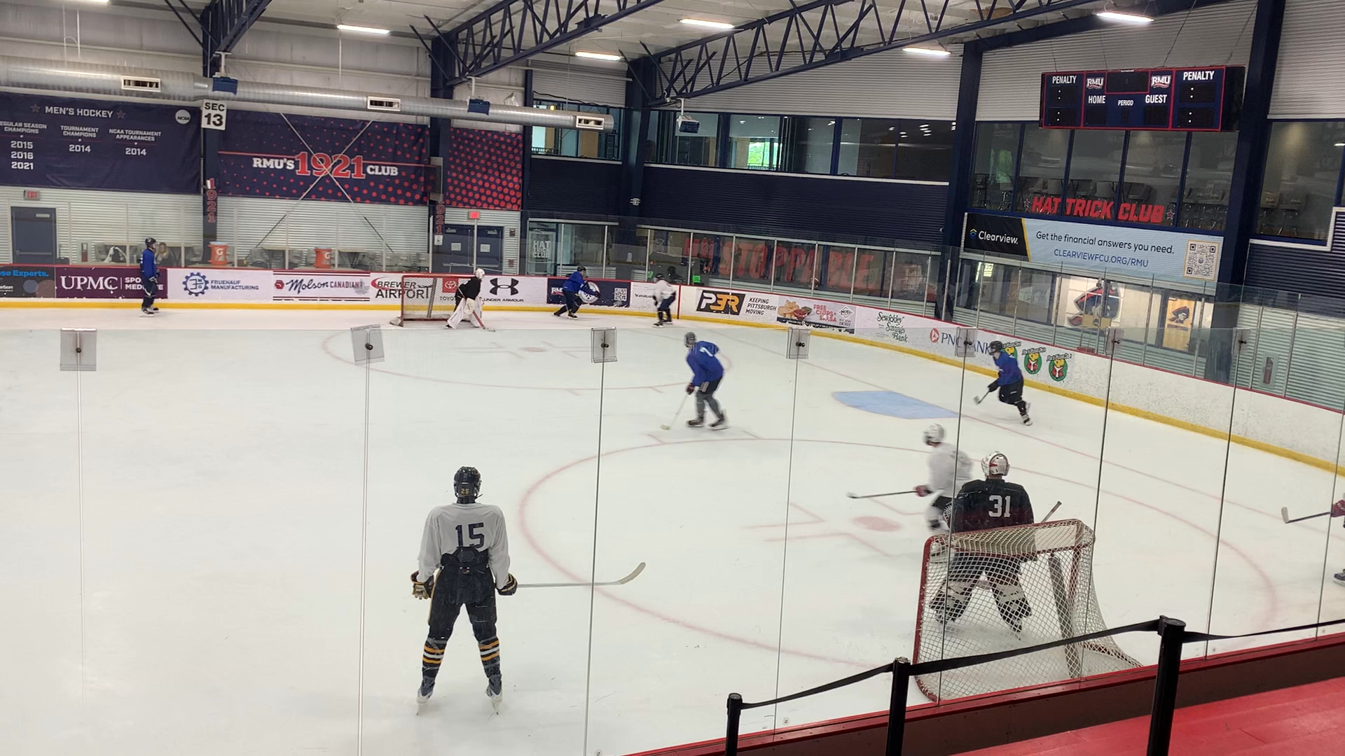RMU Camp: Last-Second Backhand Goal