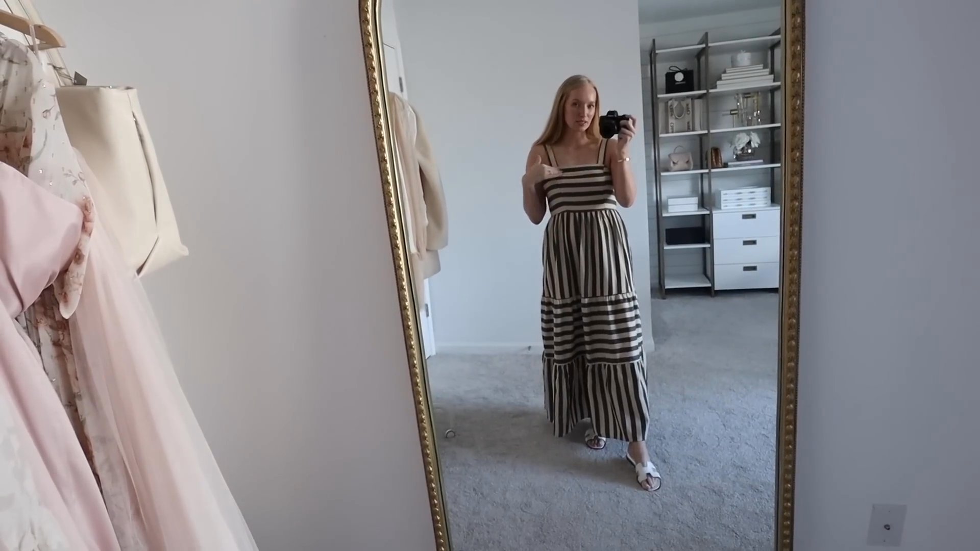 Target for Spring! Try On Haul - Striped Maxi Dress