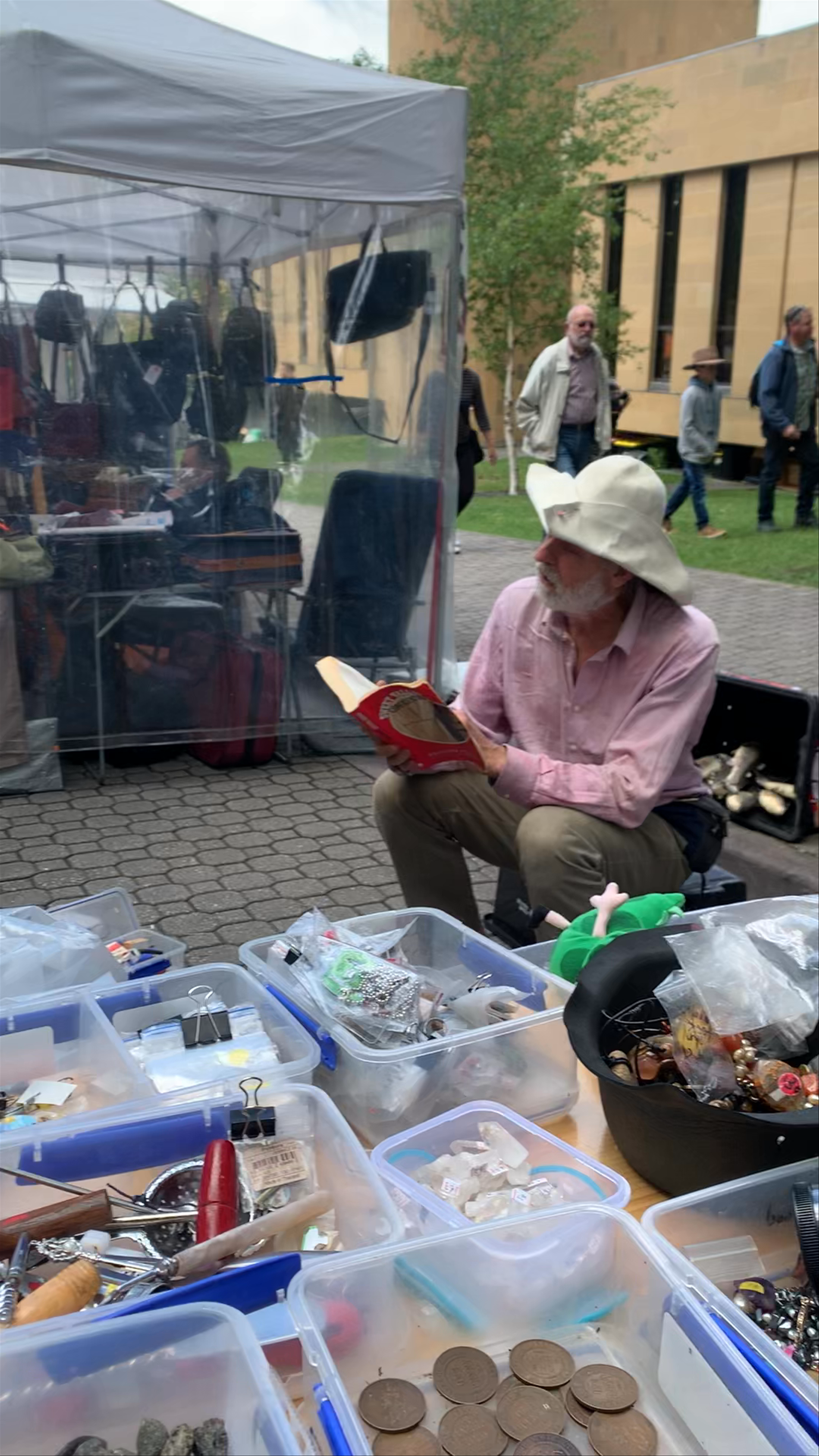 Salamanca Market Treasures: A Vintage Stall in Hobart