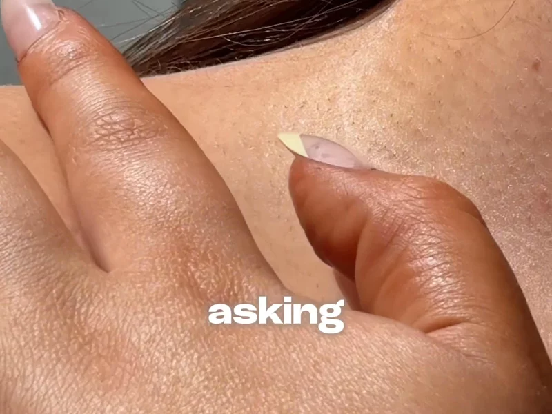 Macro Texture Skincare Creative