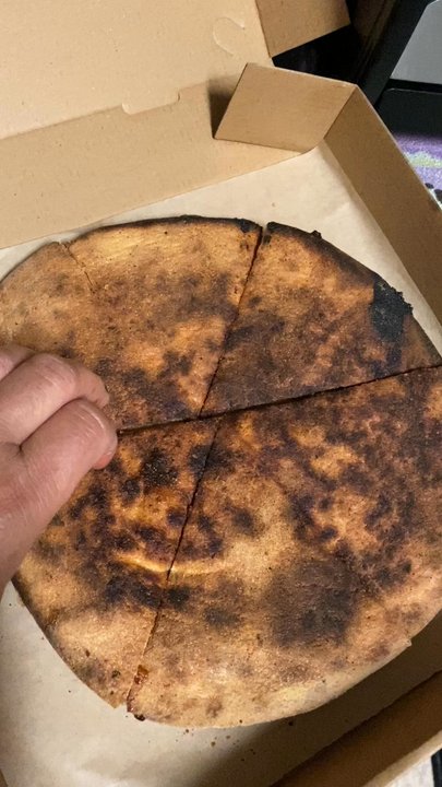 Your Pie Pizza - Showing how hard pizza was that was delivered by Your Pie - Pizza Near Me - Atlanta, Georgia
