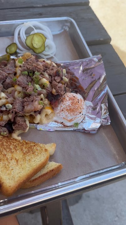 Tender Smokehouse - All the food we ordered! Pork, turkey, brisket, sausage, frito pie! - Barbeque Near Me - Celina, Texas