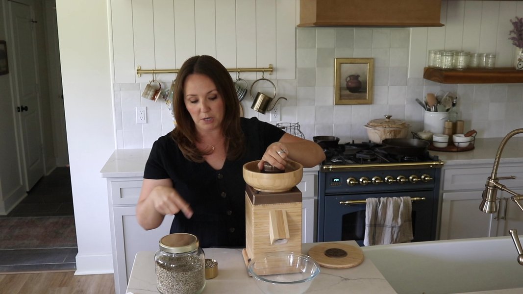 Milling with the Harvest Grain Mill