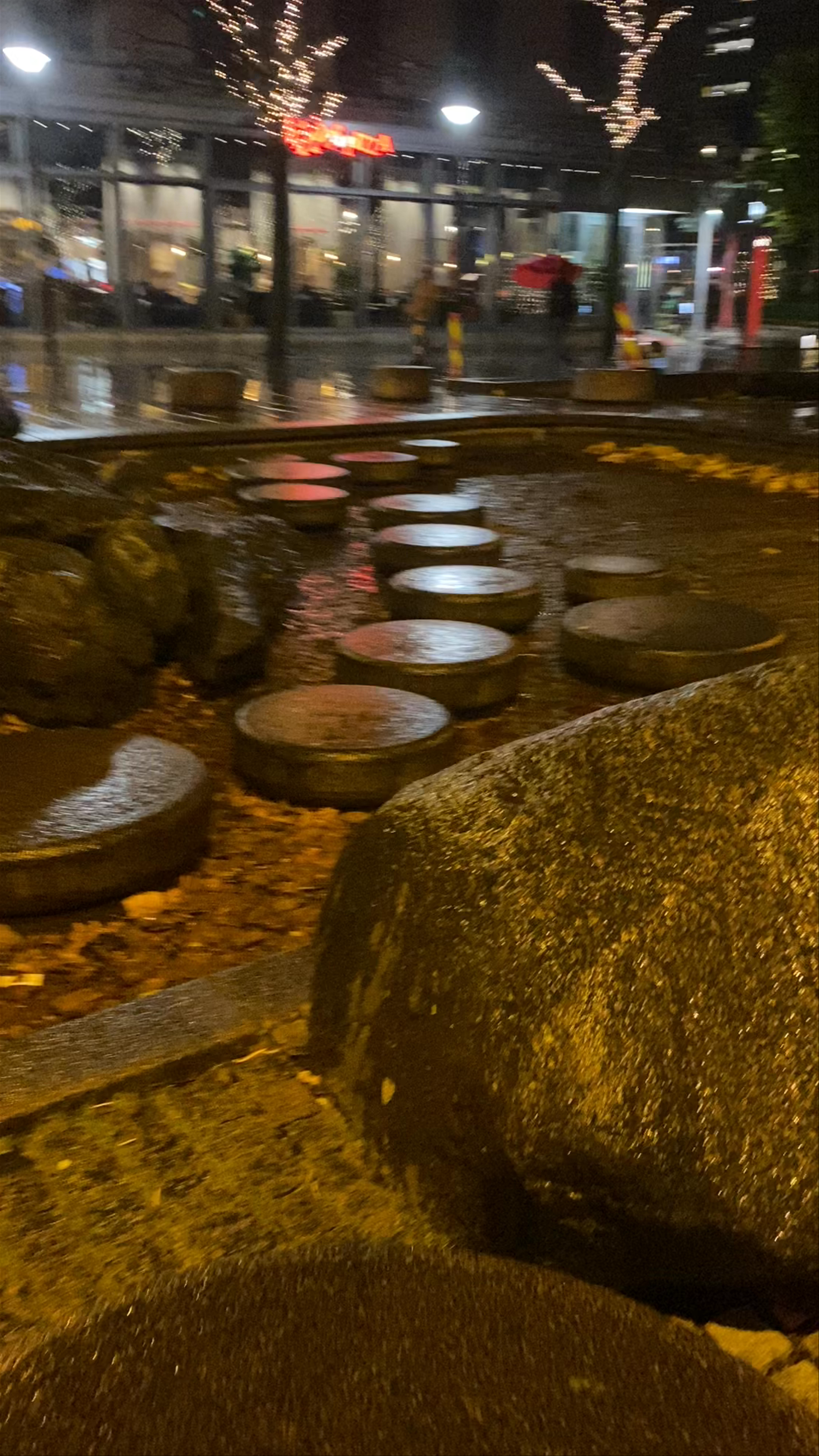 Evening Walk at Ole Bulls Plass, Bergen