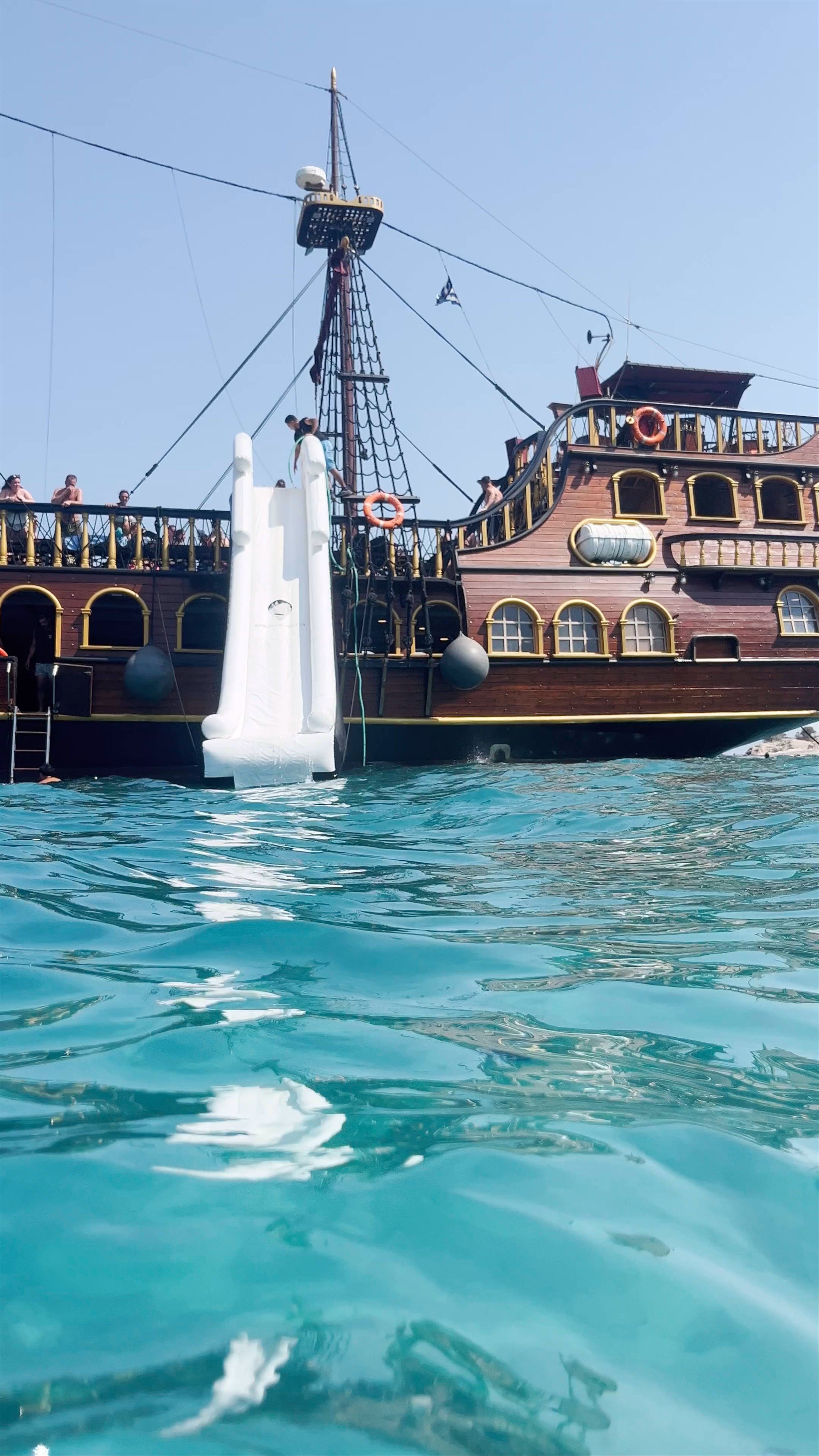Pirate Ship Adventure at Plati Kalymnos, Greece