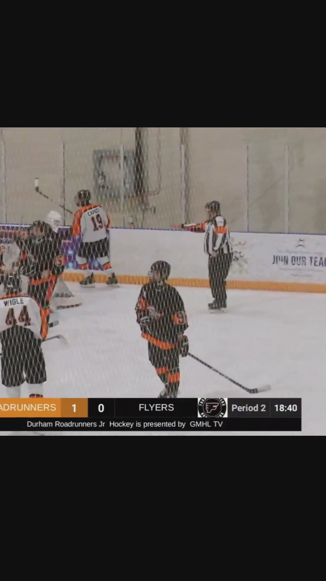 #86 - Henry Russell - GMHL - vs Durham - 31 Jan 25. Sweet Moves in-tight for highlight goal.