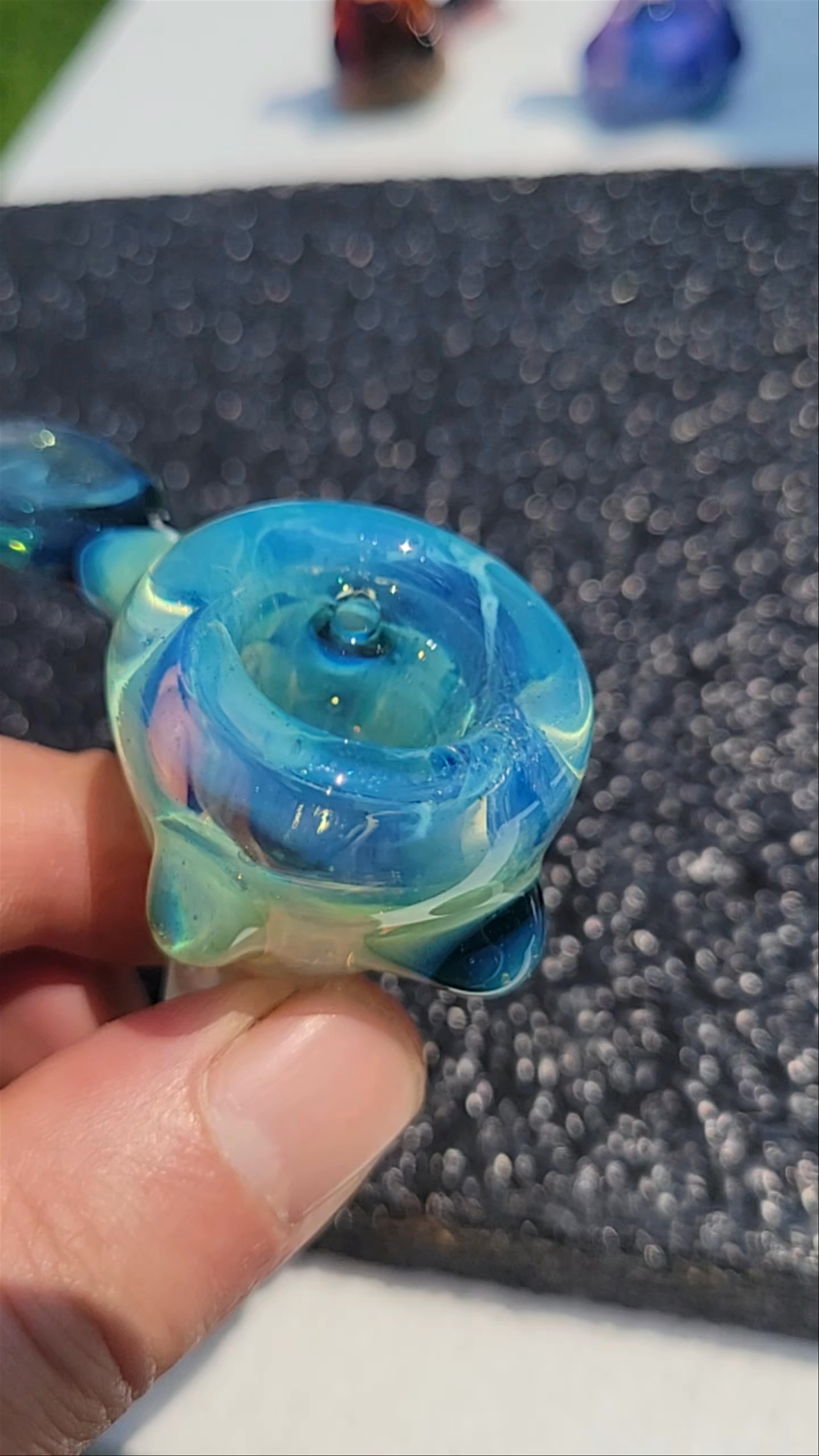 Preview pic of 3 hole hash slide #7 titan and blue stardust