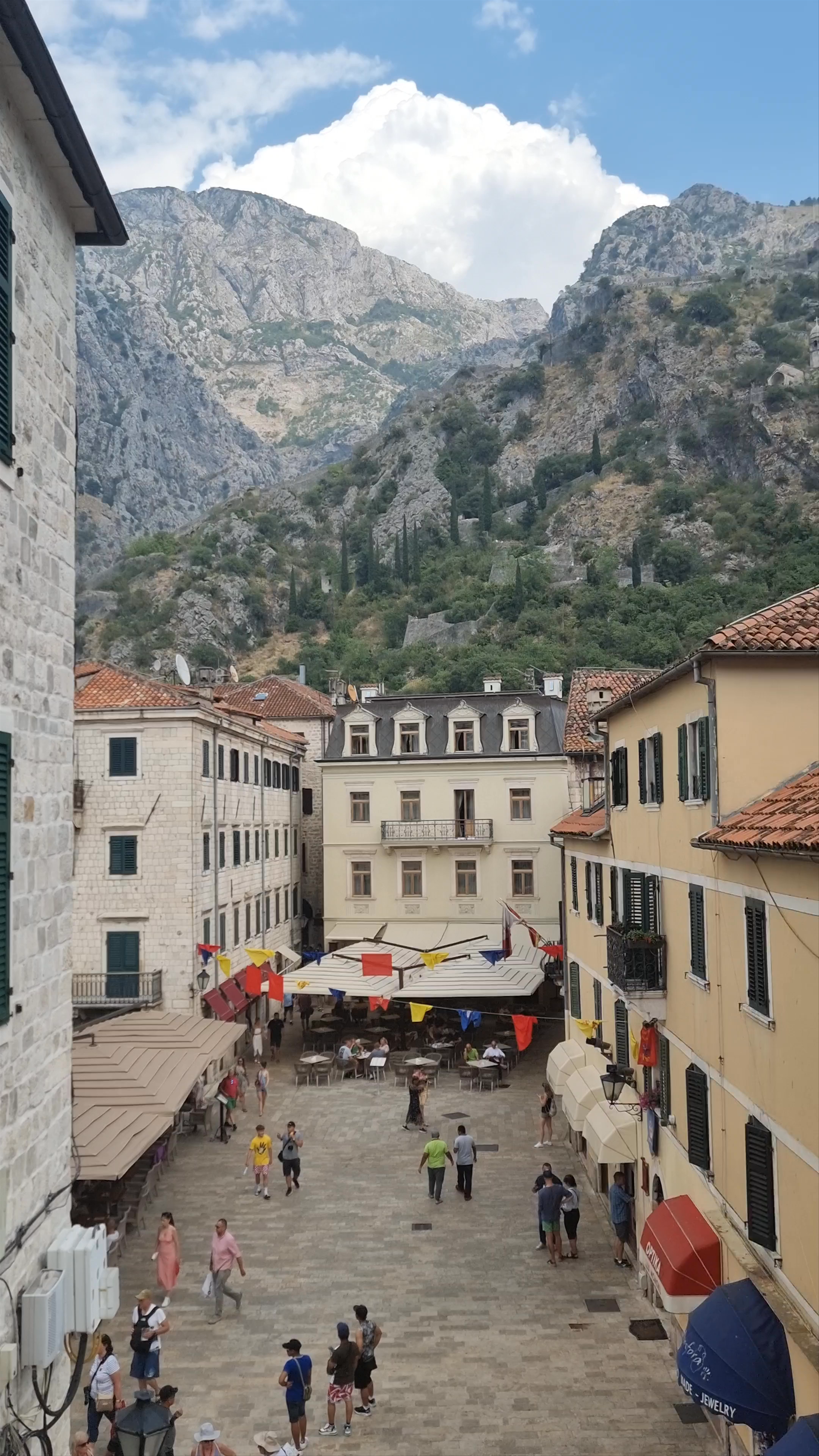 Kotor Old City Walls: Historic Mediterranean Charm with Breathtaking Mountain Views