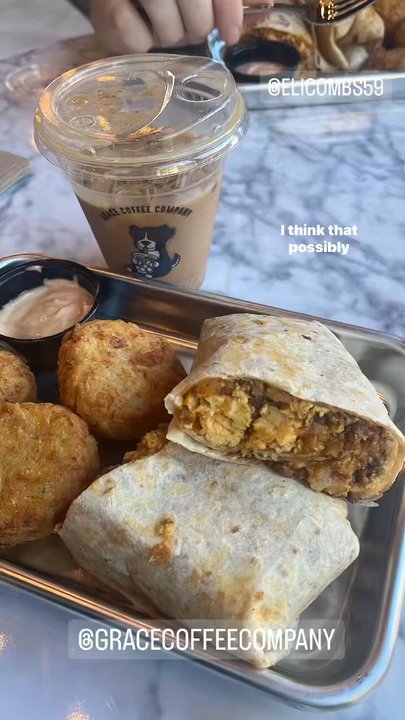 Grace Coffee - Chorizo wrap, hash browns, Chipotle aioli on the side - Breakfast & Brunch Near Me - Milwaukee, Wisconsin