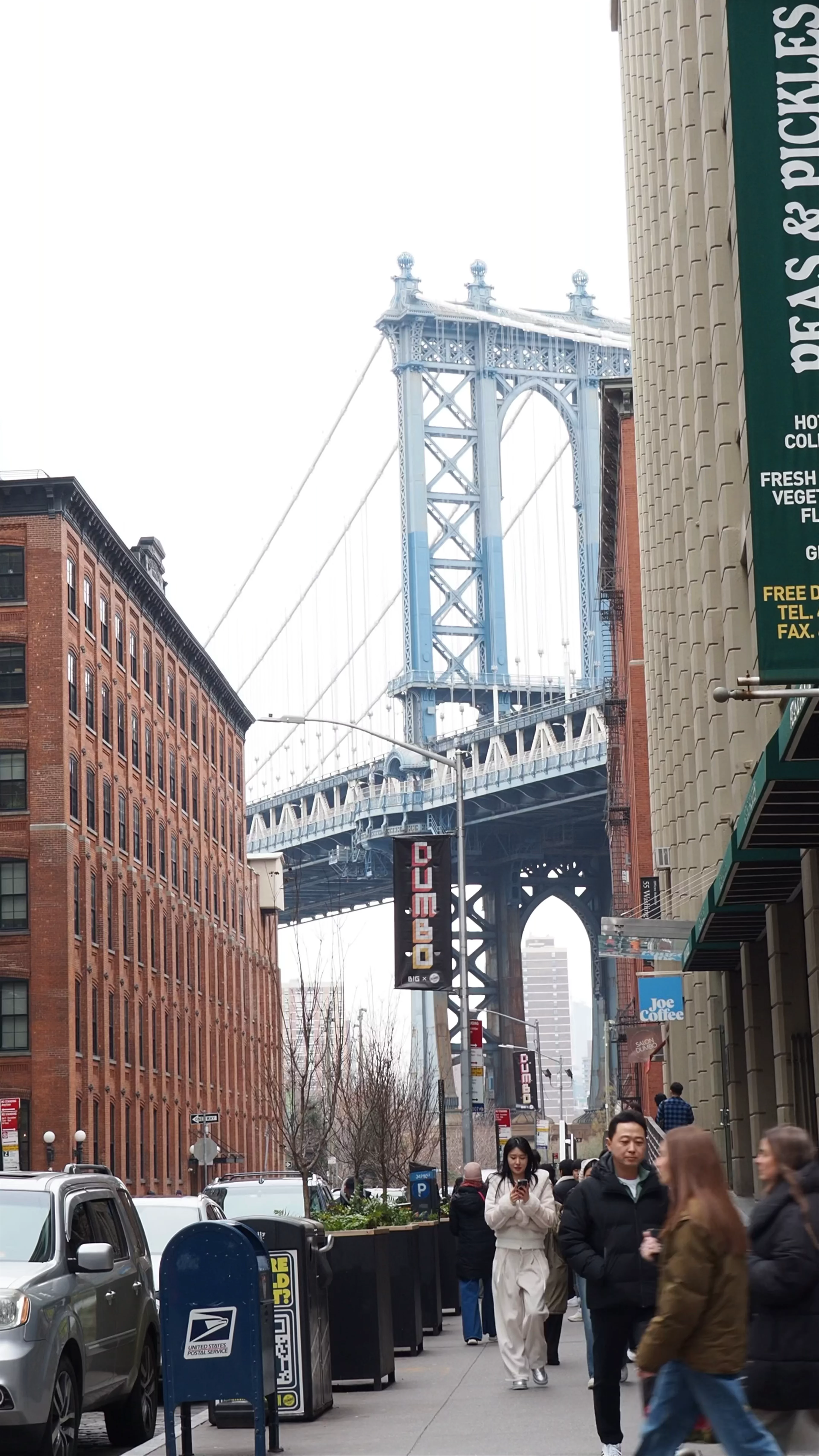 Dumbo - Manhattan Bridge View, Washington Street, Brooklyn, NY, USA