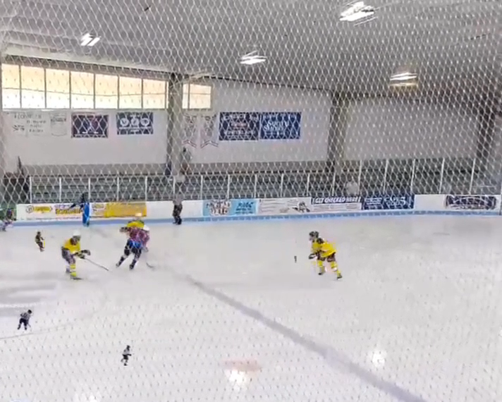 Chase Brine's Crushing Open Ice Hit NEFS Sabrecats vs Coyotes 7/12/26