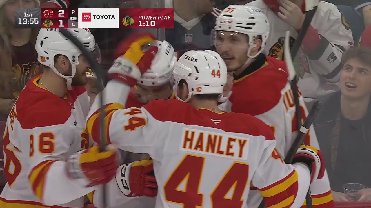 Mikael Backlund with a Shorthanded Goal vs. Chicago Blackhawks (1/15/2026)