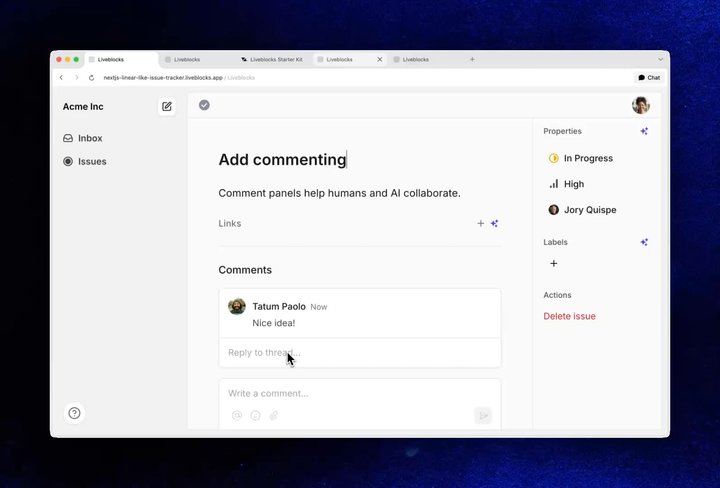 Comments demo blog
