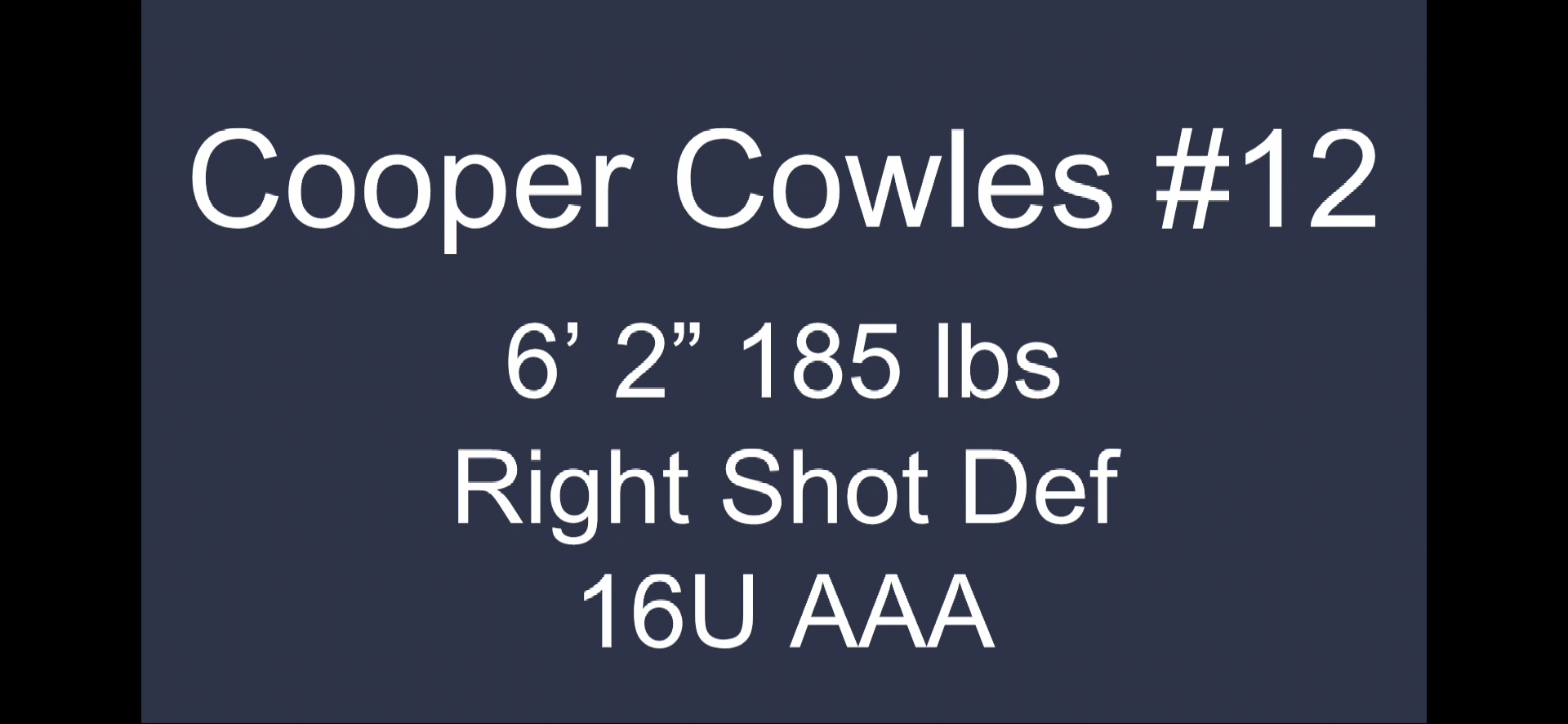 Cooper Cowles: Highlights with Islanders 16U National