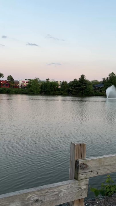 Laurel Lake - The lake at 7:30om on a Friday in May. - Lakes Near Me - Laurel, Maryland